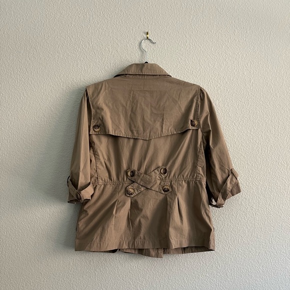 LAmade Khaki 3/4 Sleeve Jacket Size Small - Picture 3 of 6